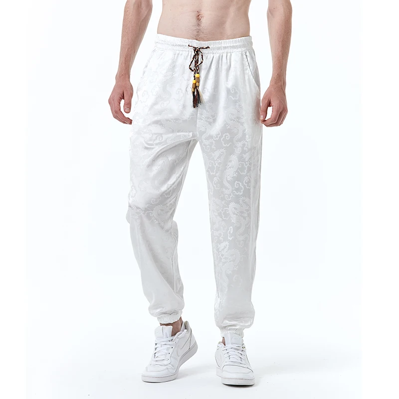 Новый тренд 2023 года - мужские модные повседневные брюки Dragon для вечеринок, мужские спортивные брюки, уличная одежда, брюки