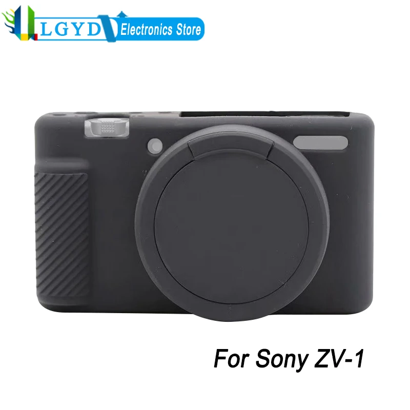 Защитный чехол из высококачественного натурального мягкого силиконового материала PULUZ для камеры Sony ZV-1