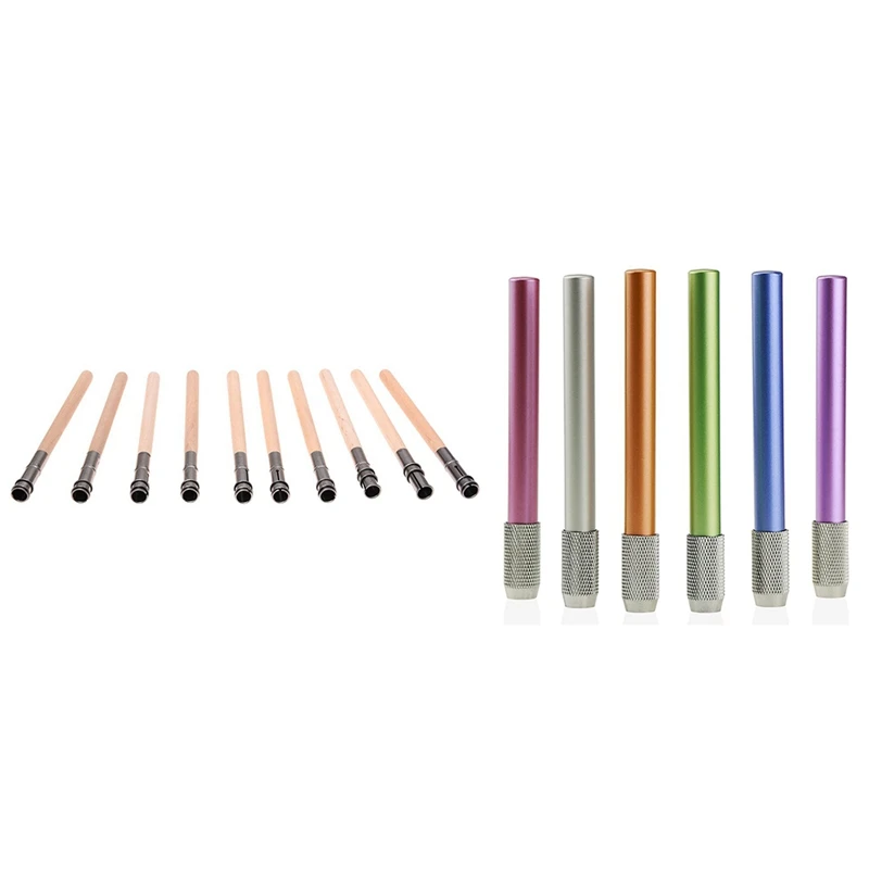 16 шт. Регулируемый удлинитель для карандашей, стержень для удлинения карандашей с одним концом, 12 см и 103 мм