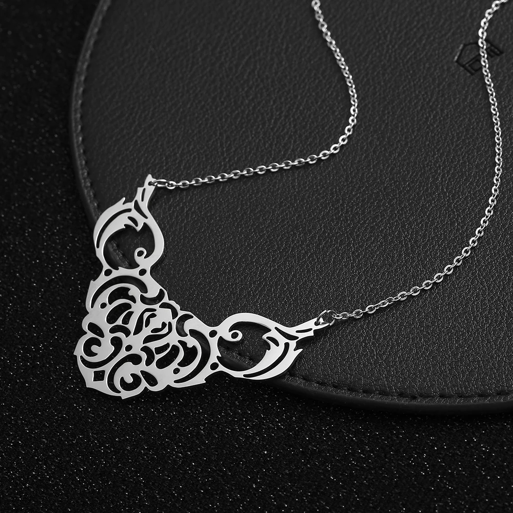Модное дизайнерское ожерелье с рисунком тигра из нержавеющей стали с подвеской в виде животных Для женщин, изысканные ювелирные изделия YP8629