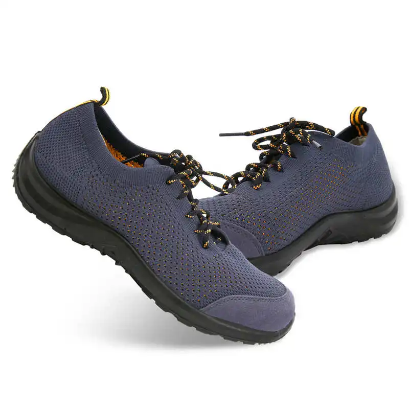 Защитная обувь Летняя с низким вырезом, легкая, устойчивая к проколам, Противоударная Защитная обувь для мужчин