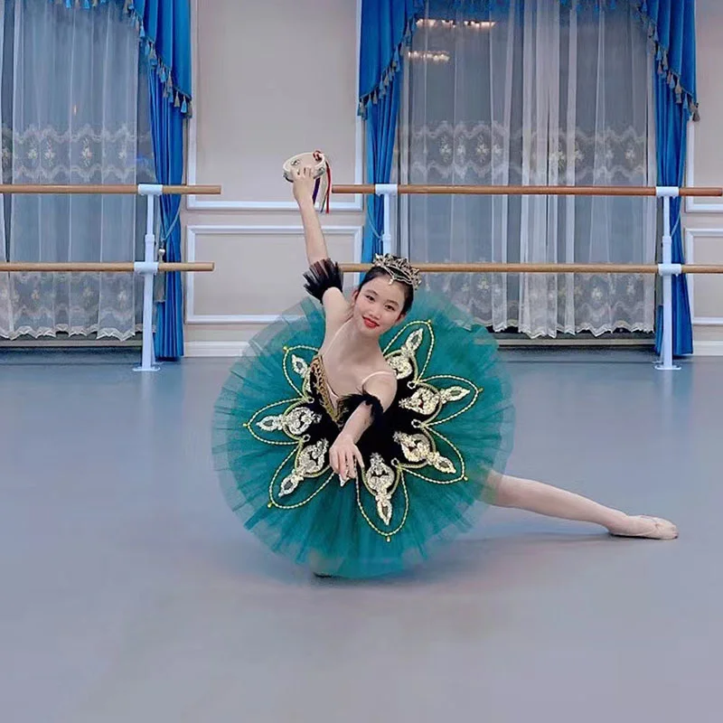 Новое Профессиональное Балетное Платье-пачка, Костюм для выступления в 