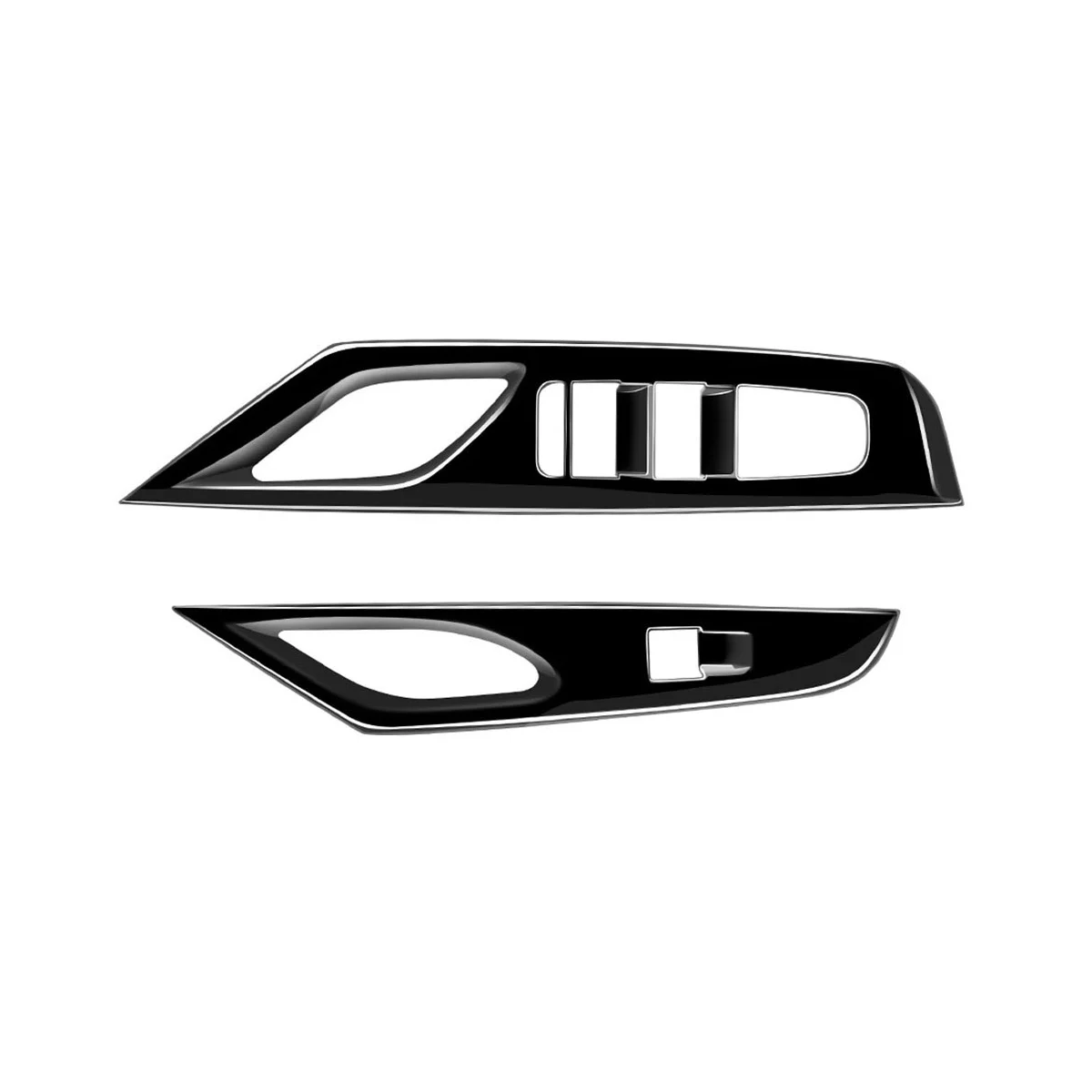Автомобиль Ярко-черная Внутренняя дверь, Подлокотник, окно, Рамка переключателя Gl, Накладка панели для Nissan SERENA C28 2022-2023 гг.