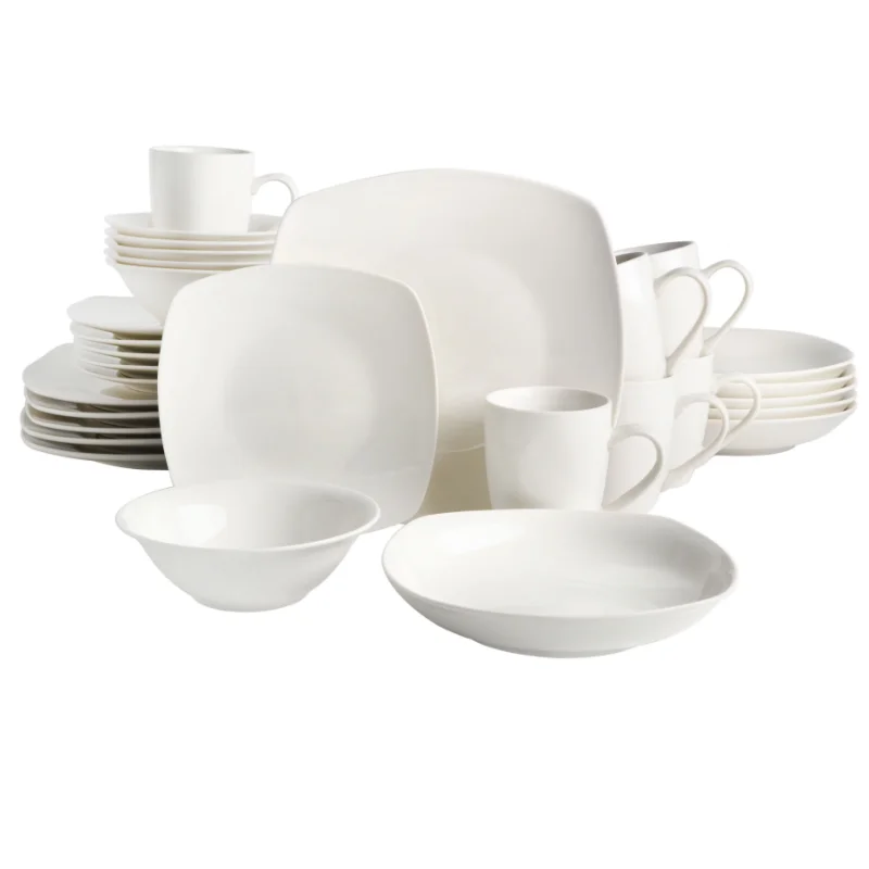 Набор посуды Gibson Home Liberty Hill из 30 предметов, белый набор посуды для ужина
