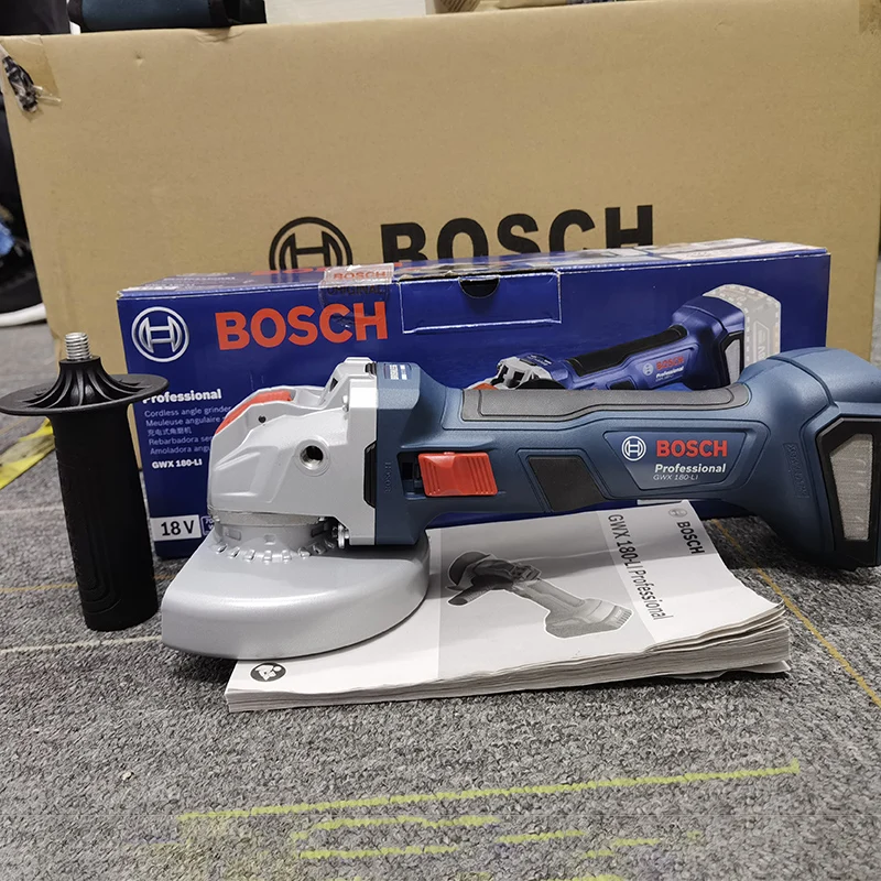 Bosch 700 Вт Беспроводная угловая шлифовальная машина с бесщеточным двигателем X-lock 125 мм угловая шлифовальная машина 18 В электроинструмент
