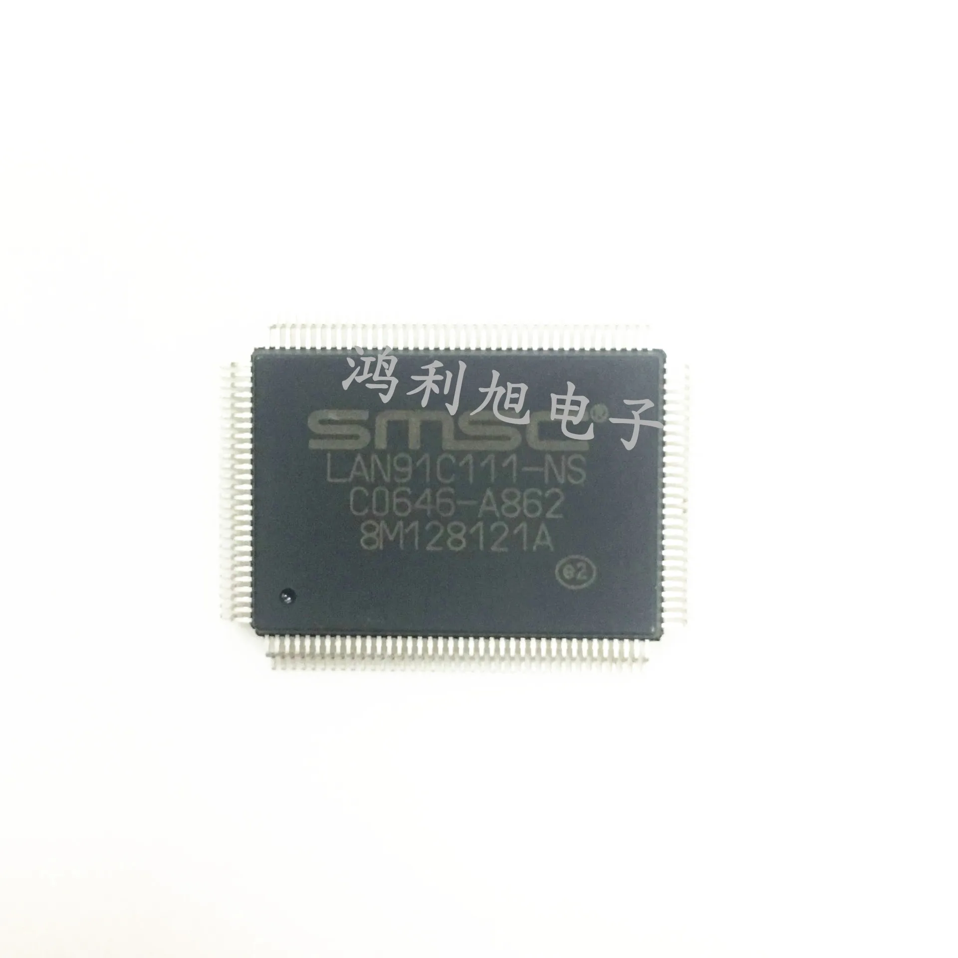 1 шт./лот LAN91C111-NS Ethernet CTLR с одним чипом 10 Мбит/с/100 Мбит/с 3,3 В 128-Контактный лоток PQFP