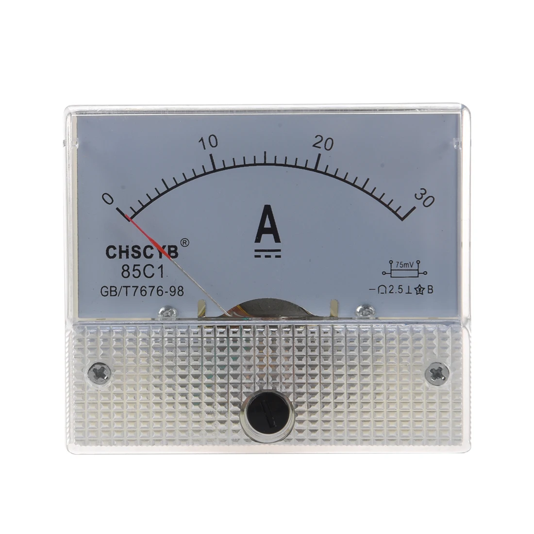 85C1 аналоговый панельный измеритель тока DC 30A амперметр