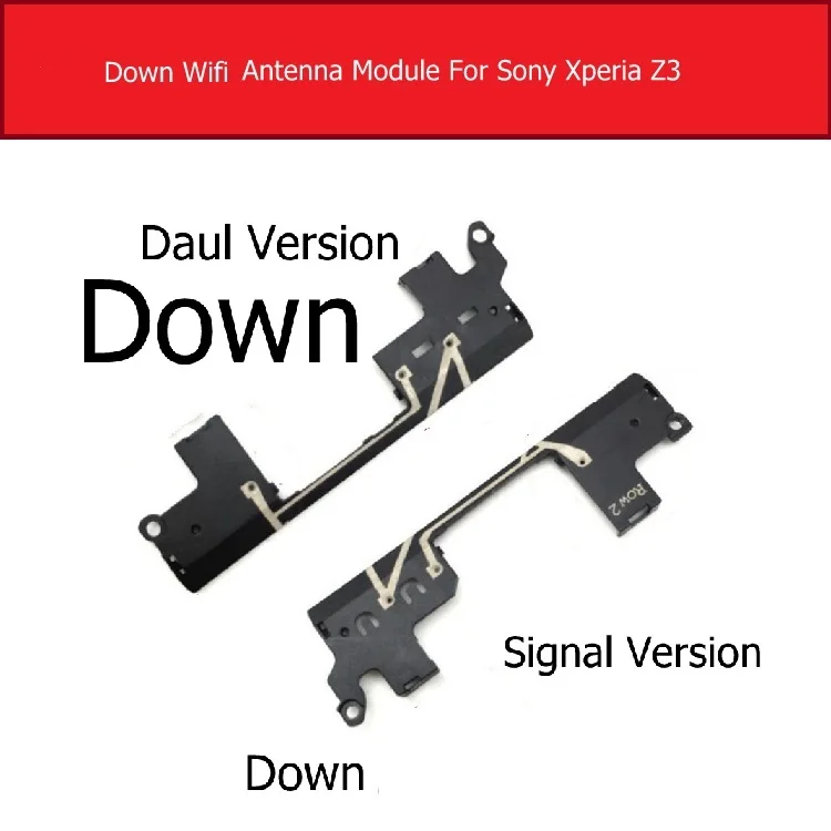 Подлинный Модуль Антенны Wifi Для Sony Xperia Z3 D6603 D6653 SOL26 Dual D6633 D6683 Down Gps Замена Сигнальной Антенны Ремонт