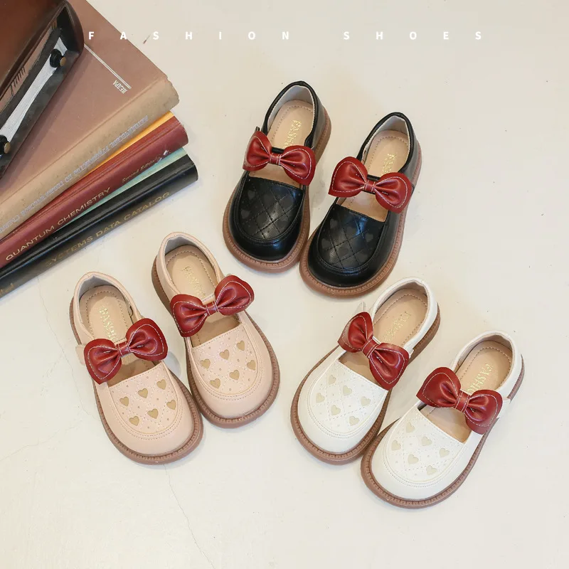 Обувь для девочек, Летняя Милая Детская Кожаная Обувь, Простая японская обувь для детей, Модная Мягкая Обувь Принцессы для девочек, Полые детские туфли여아구두