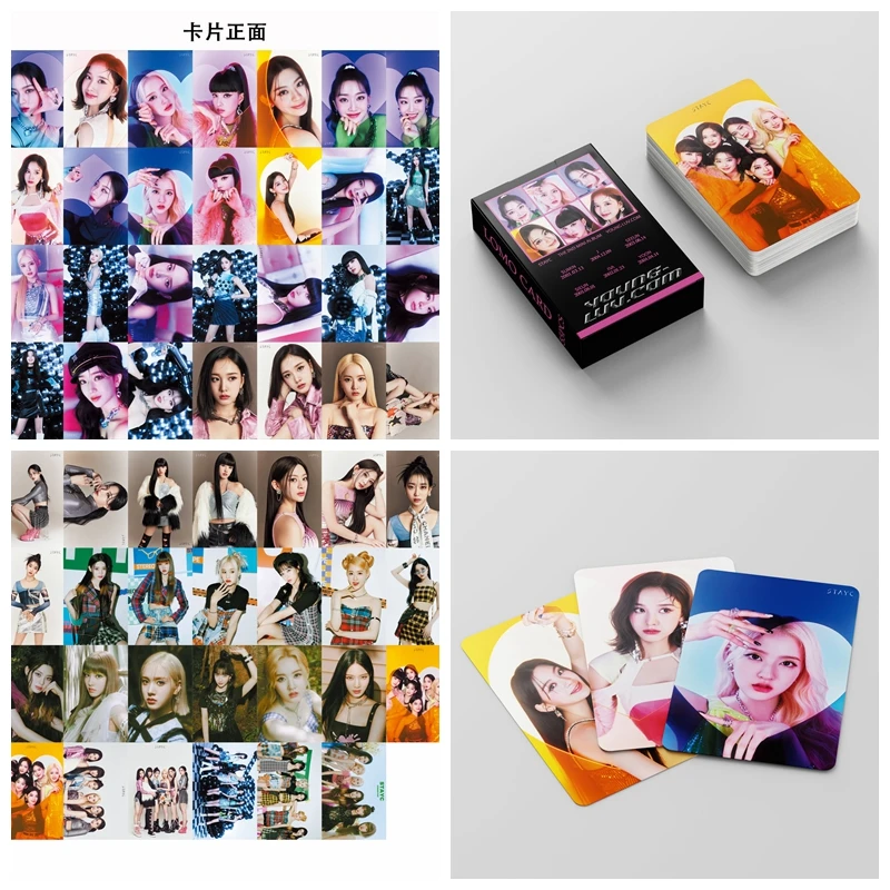 55 шт./компл. Открытка из нового альбома Kpop Stayc YOUNG-LUV.COM Фотокарточки Lomo Cards SEEUN Открытки Stayc для коллекции фанатов в подарок