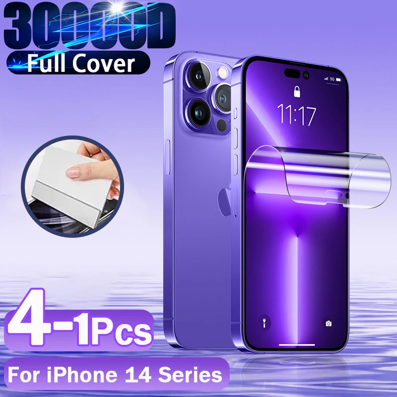 Гидрогелевая пленка Yoovos для iPhone 11 12 13 14 Pro Max 13 12 Mini SE 2020 Защитная пленка для экрана iPhone X XR XS Max 8 7 6S Plus Film