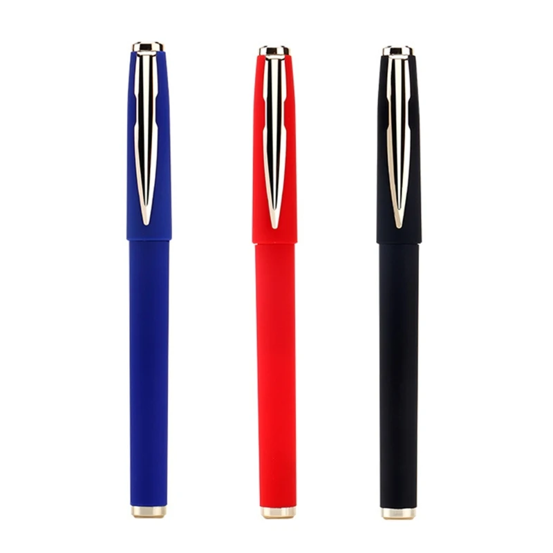 Деловая ручка для подписи C90C Art Signature Pen многоразовая гелевая ручка Черная синяя красная дополнительно Большой объем чернил для офисных женщин и мужчин