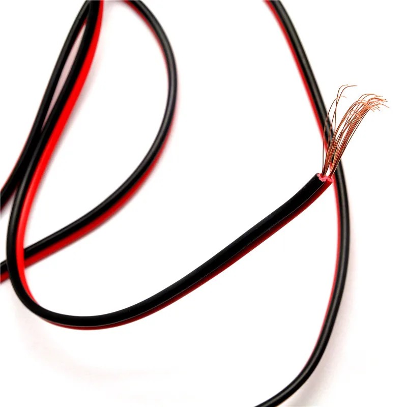 красные и черные линии RV 0,5 квадратных электронных проводов 20 метров