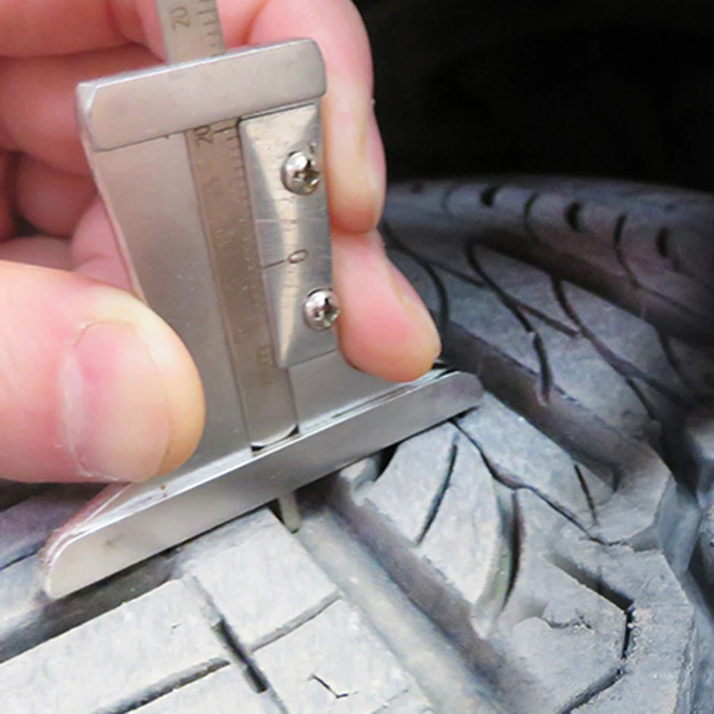 Штангенциркуль для измерения толщины тормозного диска Линейка глубины износа пластин автомобильных шин