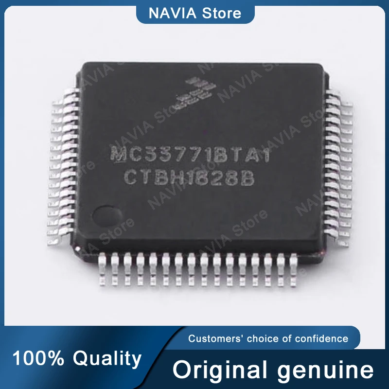 1-10 unids/lote MC33771BTA1AE MC33771BTA1 в комплекте с чипом управления питанием от аккумулятора LQFP-64 100% аутентичный