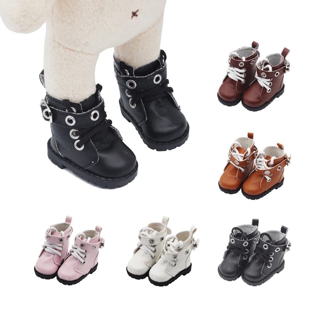 обувь для куклы 5 см, высокие ботинки Martin из искусственной кожи для 14-дюймовой куклы и BJD EXO, хлопковая кукла, игрушка для девочек, подарок России