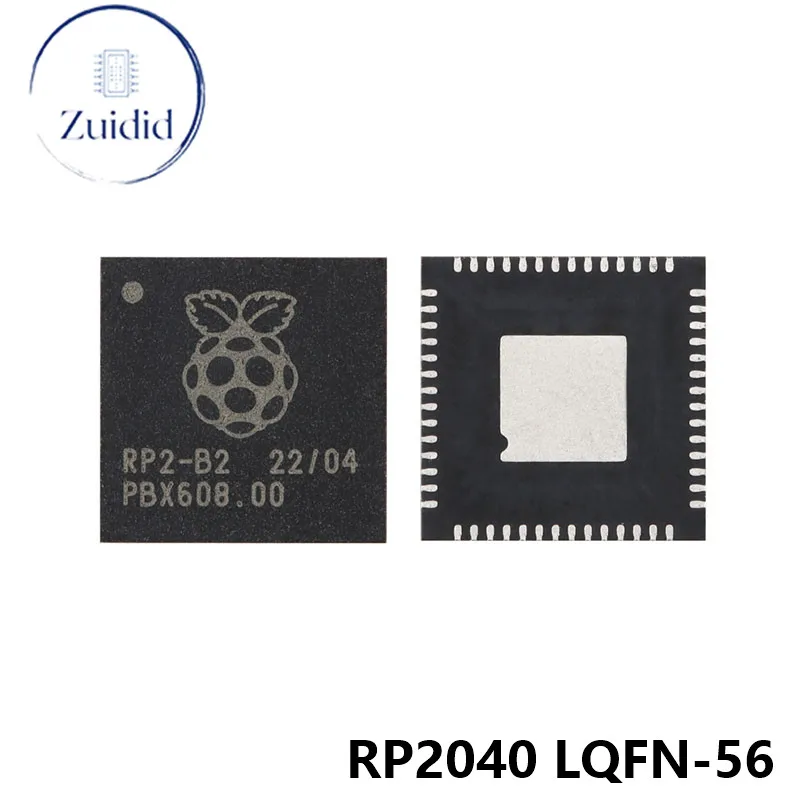 RP2040 LQFN-56 QFN-56 Raspberry Pi (малиновый пирог) ARM Cortex-M0 133 МГц Оперативная память 264KB микросхема микроконтроллера MCU MCUMPUSOC