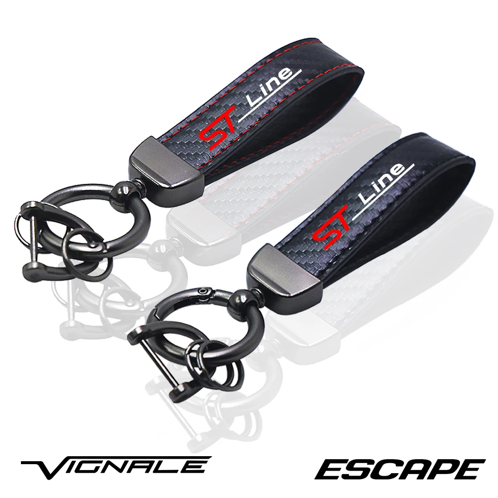 для Ford Escape stline Vignale автомобильные брелки для ключей из углеродного волокна Автомобильные Аксессуары
