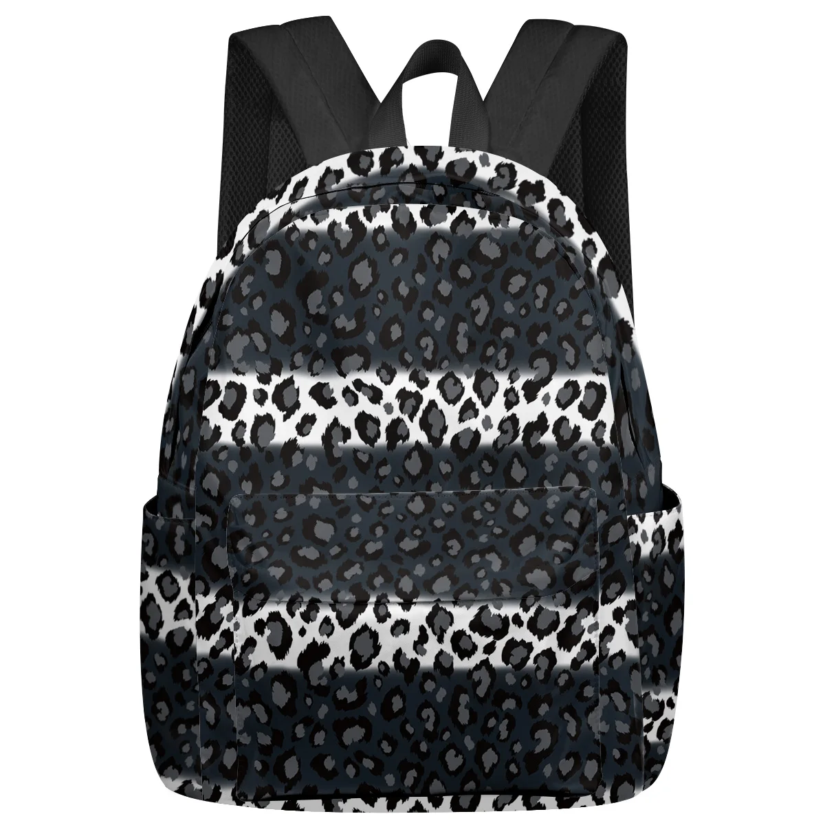 Леопардовый принт Черно-белые полосатые Рюкзаки Подростки Студенческие Школьные сумки Рюкзак для ноутбука Мужчины Женщины Женщины Путешествия Mochila