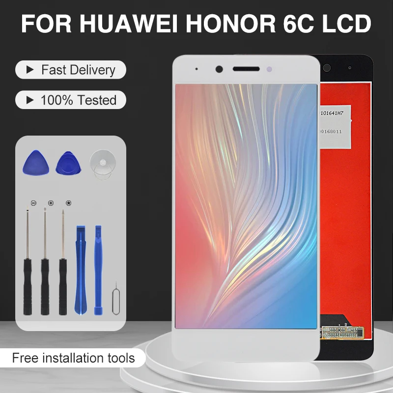 Catteny 5,0-дюймовый дисплей Enjoy 6S для Huawei Honor 6C Замена сенсорного ЖК-экрана Digitizer в сборе на рамку