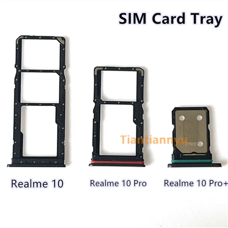 Для OPPO Realme 10 Pro Plus Pro Лоток Для Sim-карт Держатель Считывателя Micro SD Адаптер Запасные Части Для Ремонта