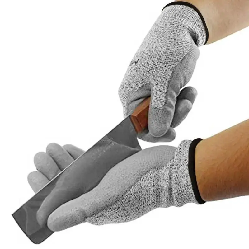 Защитные перчатки 5-го уровня, защищающие от порезов, Высокопрочные промышленные Перчатки для огородничества, защищающие от царапин, защищающие от порезов, Многоцелевые для резки стекла