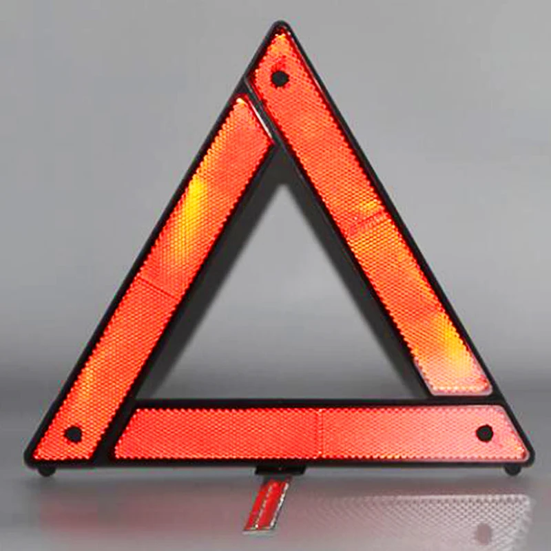 Предупреждающий О Аварийной Поломке Автомобиля Треугольник Красный Светоотражающий Угроза Безопасности Автомобильный Штатив Сложенный Отражатель Знака Остановки cinta reflectante
