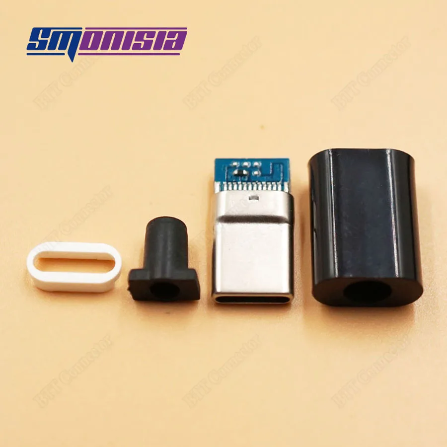 Smonisia 5шт 2.0 type C USB Штекерный разъем Micro usb Штекерное гнездо 4 в 1