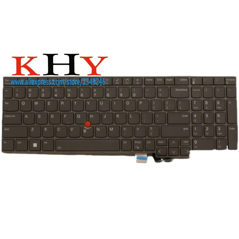 Оригинальная клавиатура US ENG IND С подсветкой Для ThinkPad P16 Gen1, 5N21F39320, 5N21F39357 SN31F39246 SN31F39283