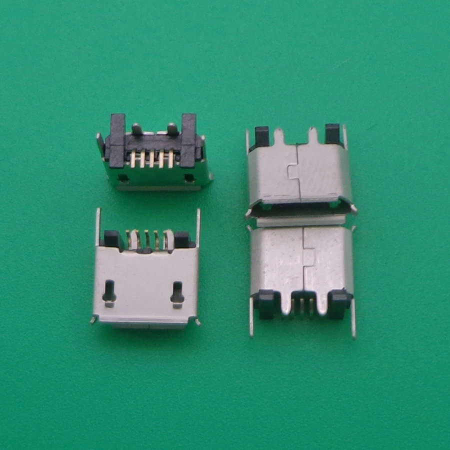 10шт Разъем Micro mini USB разъем зарядного Порта Док-станция для ZX80-B-5P MICRO USB B тип вертикальный разъем SMT 5P