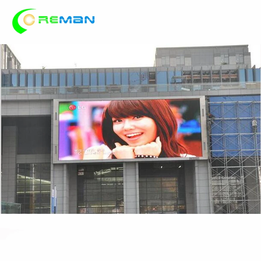Горячий продаваемый рекламный экран полноцветный крытый открытый большой светодиодный дисплей P6 P8 P10 SMD 3535 MBI5124