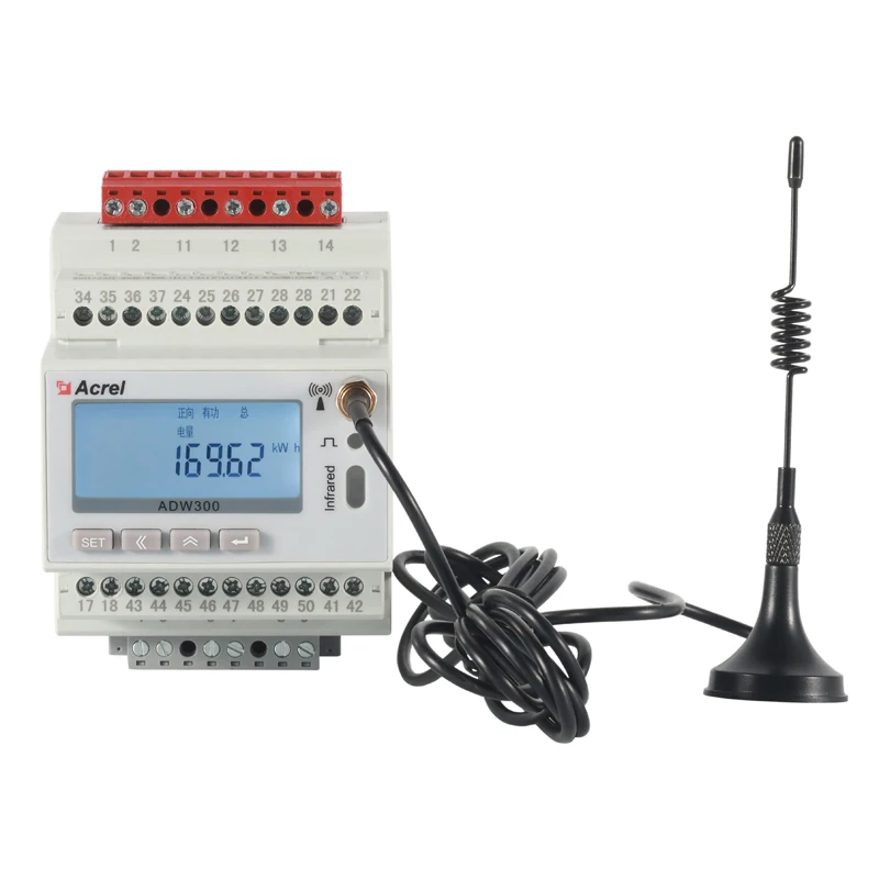 ADW300-Беспроводные измерительные приборы WIFI, в основном используемые для измерения различных электрических параметров при среднем и низком напряжении