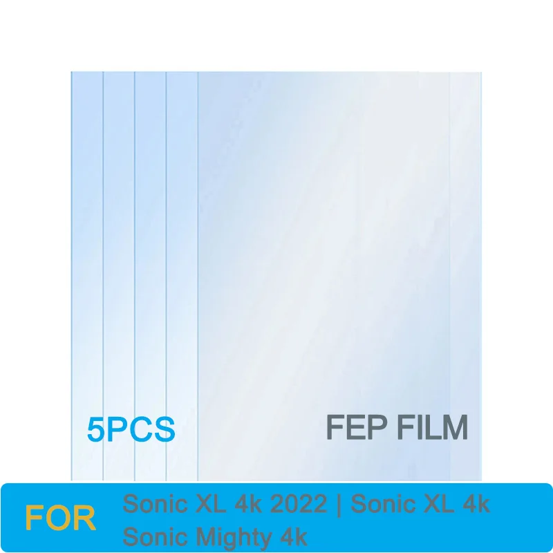 3/5/10 шт. Пленка FEP для Замороженного Sonic Mighty 4k Sonic XL 4k Sonic XL 4k 2022 Запчасти Для 3D-принтера Аксессуары LCD SLA DLP