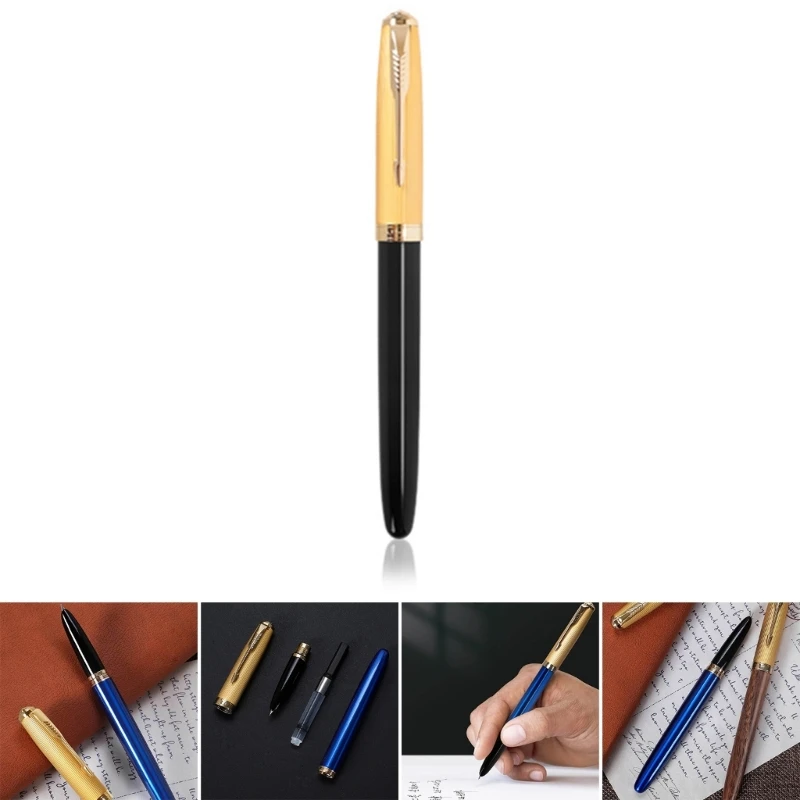 Авторучка с тончайшим металлическим наконечником Чернильные ручки серии 85 для делового офисного письма, подписи, высококачественное стальное дерево F19E