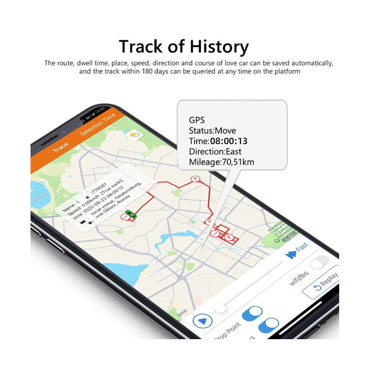 Автомобильный GPS-трекер Мини GPS-трекер для автомобиля, мотоцикла, устройство слежения, простая установка GPS + LBS + AGPS