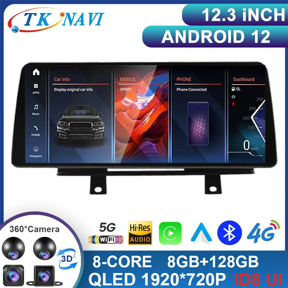 Android 13 Для BMW F30 F31 F32 F33 F36 RHD NBT Автомобильное Радио Сенсорный Экран GPS Навигация Стерео Мультимедиа Видеоплееры Carplay HD