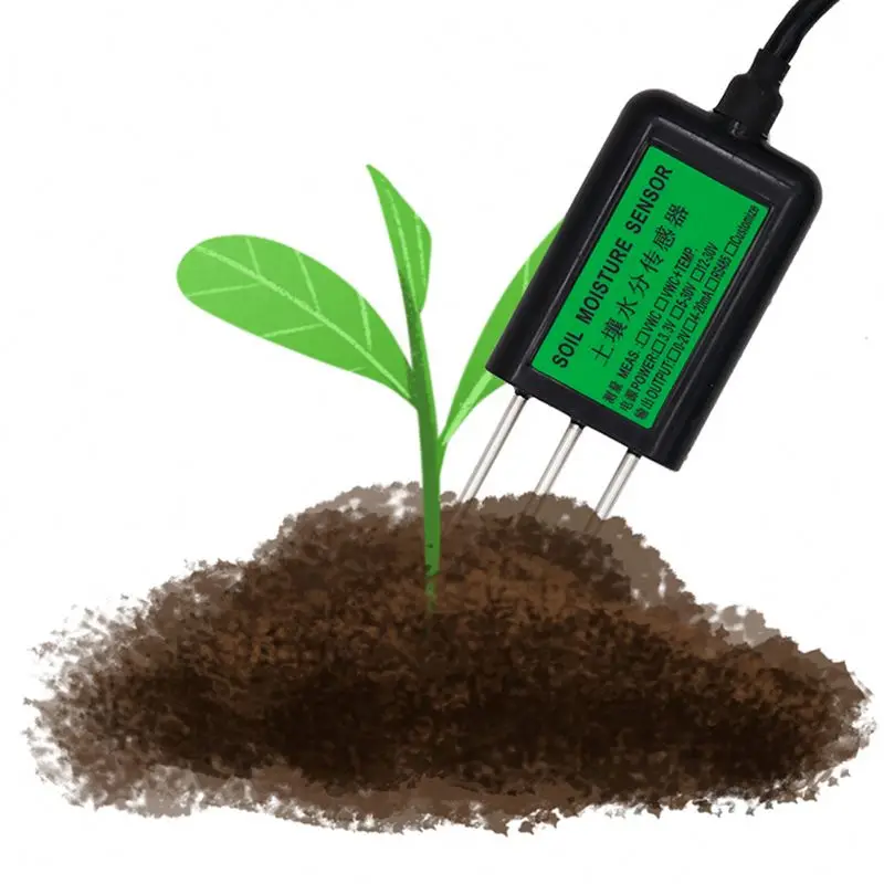 Датчики температуры и влажности почвы EC RS485 4-20mA Датчик электропроводности почвы