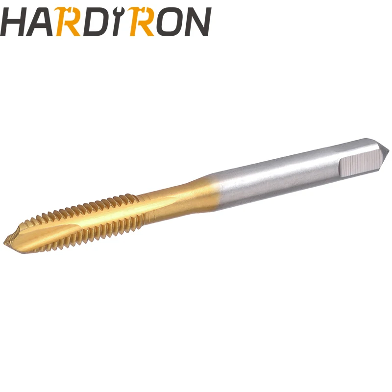 Спиральный точечный кран Hardiron M6 с титановым покрытием HSS M6 x 1 Спиральный точечный штекерный резьбонарезной кран