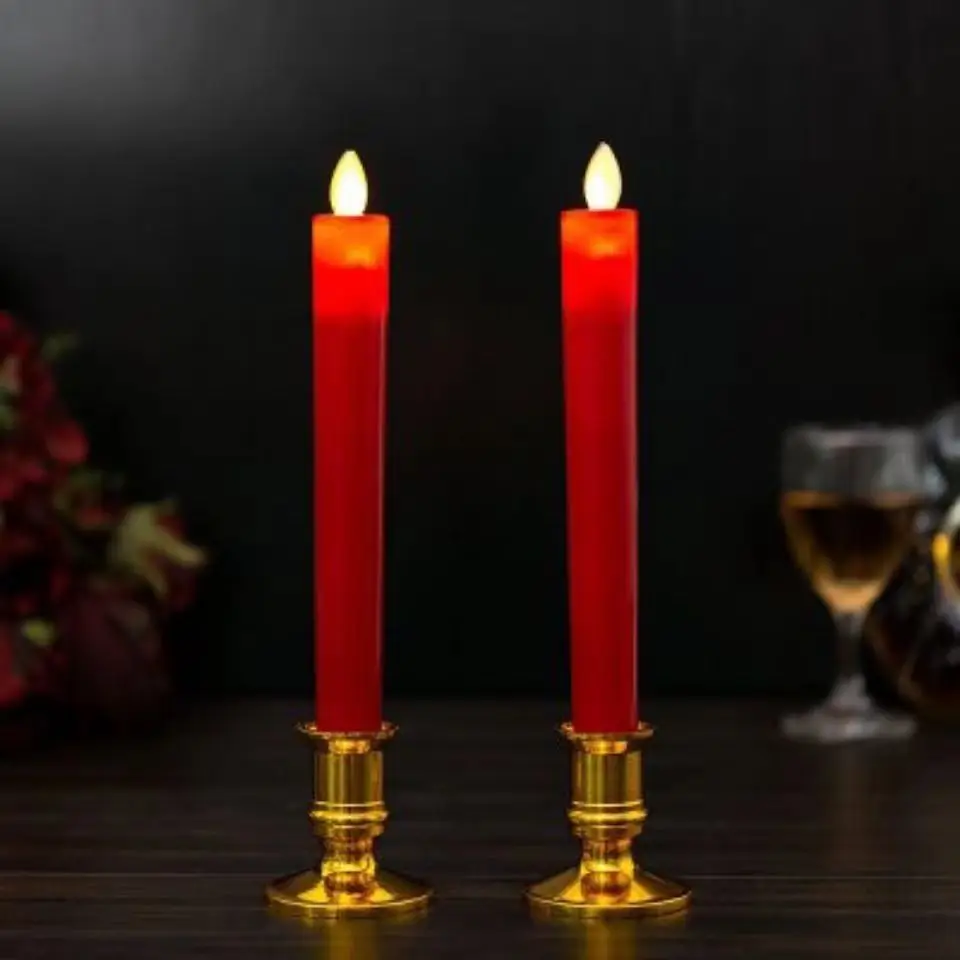 Имитация пламени лампы, поклонение Будде, семейная теплая свадьба, бездымный новогодний электронный светодиод, имитация свечей