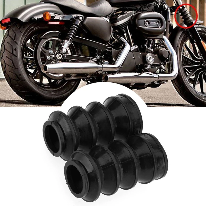 2 Резиновые Сапоги С Передней Вилкой, Противоударные Гетры 39 мм Для Harley Davidson Iron 883 XL883 2017