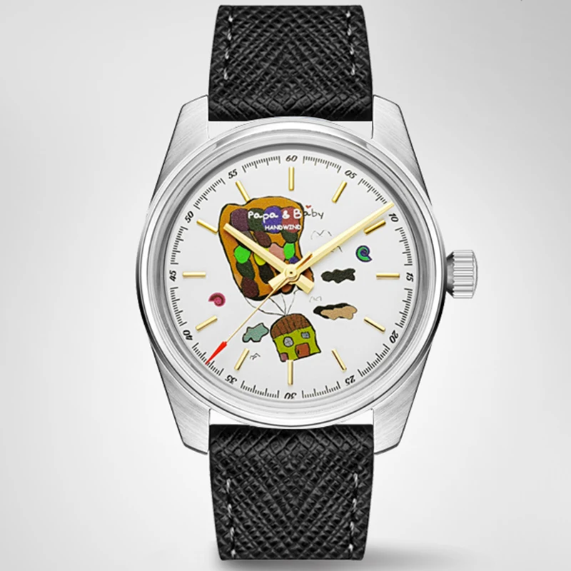 Chinese Original MERKUR Handwinding Mechanical Children's Cute Casual Watch Relogio Masculino механические часы 2021