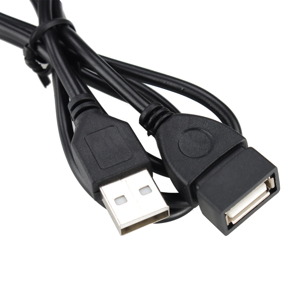 200шт 1 м USB 2.0 A Кабель-удлинитель для мужчин и женщин Высокоскоростная синхронизация данных Удлинительный шнур Провод