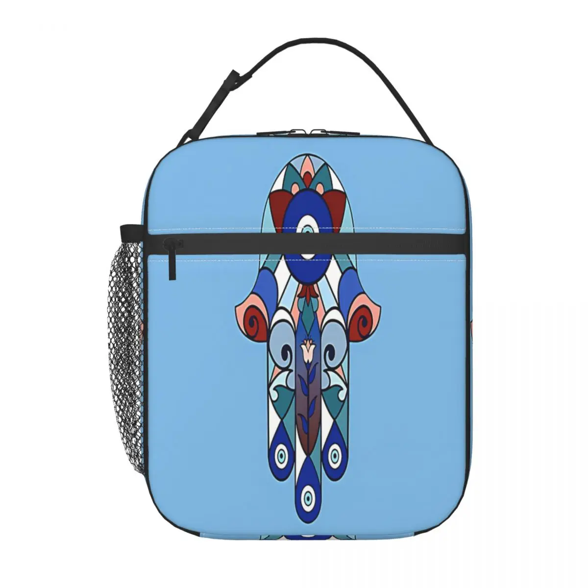 Художественный дизайн Hamasa Hamsa Hand Fatima Термоизолированная сумка для ланча для подростков, Сменный контейнер для ланча, коробка для хранения продуктов, школа