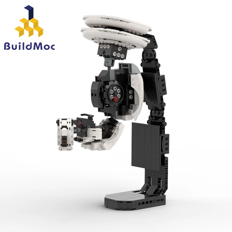 BuildMoc Apertured Science Portal 2 Набора строительных блоков GLaDOS Игровой Атлас и робот-кирпичик P-Body, Игрушка для детей, подарок на День Рождения
