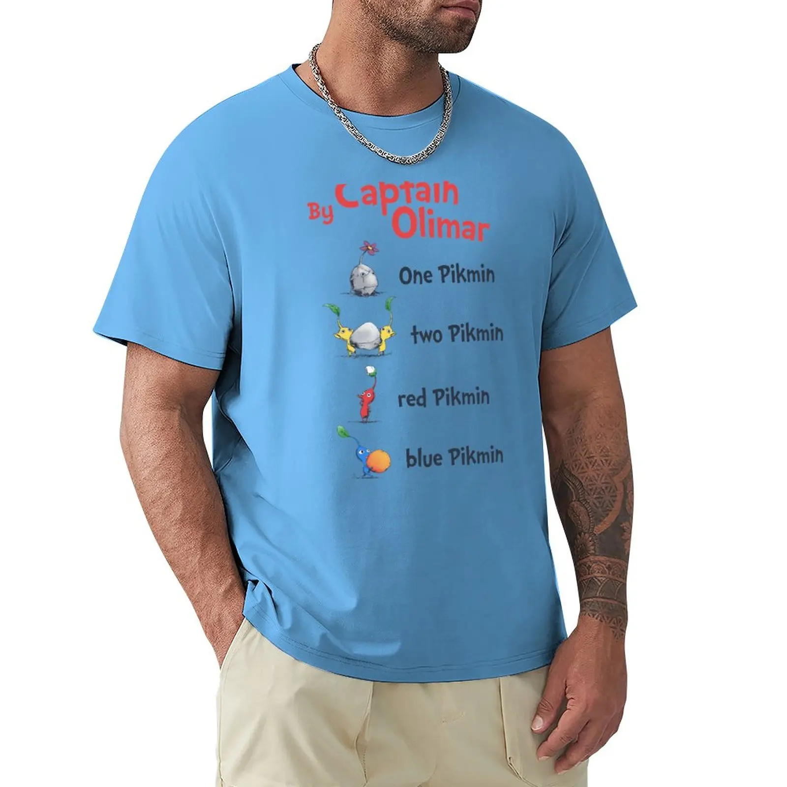 Футболка Pikmin Seuss, футболка для мальчика, графическая футболка, пустые футболки, мужские винтажные футболки