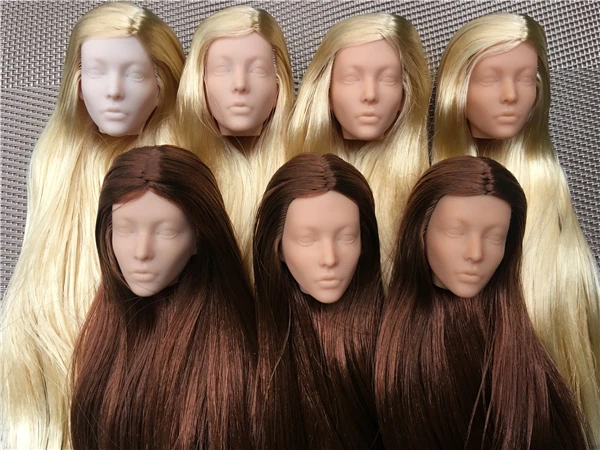 Китайская супермодель с кукольными головками для практики макияжа, 1/6 кукольного тела принцессы для коллекции FR IT Doll Heads Fashion Lady
