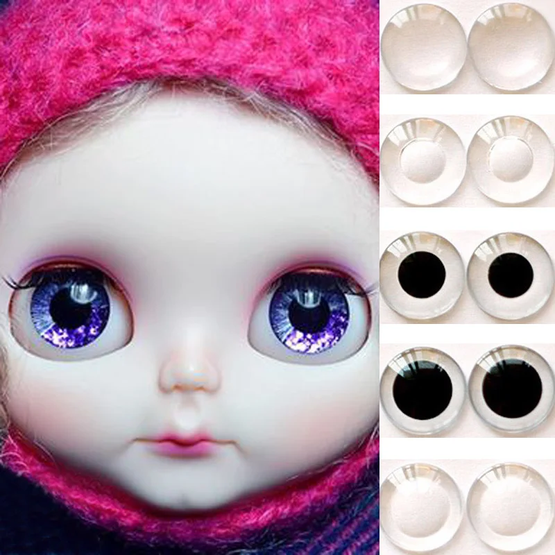 Umedolly 20 Пар Акриловых глазных чипов Blyth в 5 стилях, Кукольные Глазные чипы для зрачков, Модифицированные Аксессуары DIY