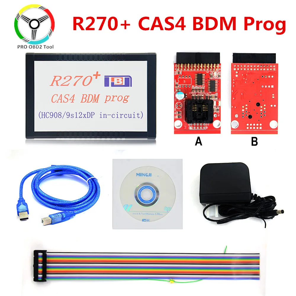 Диагностические инструменты OBD2 R270 + CAS4 BDM Программатор Для BMW Профессиональный Автоматический Ключевой Программатор R270 Support M35080