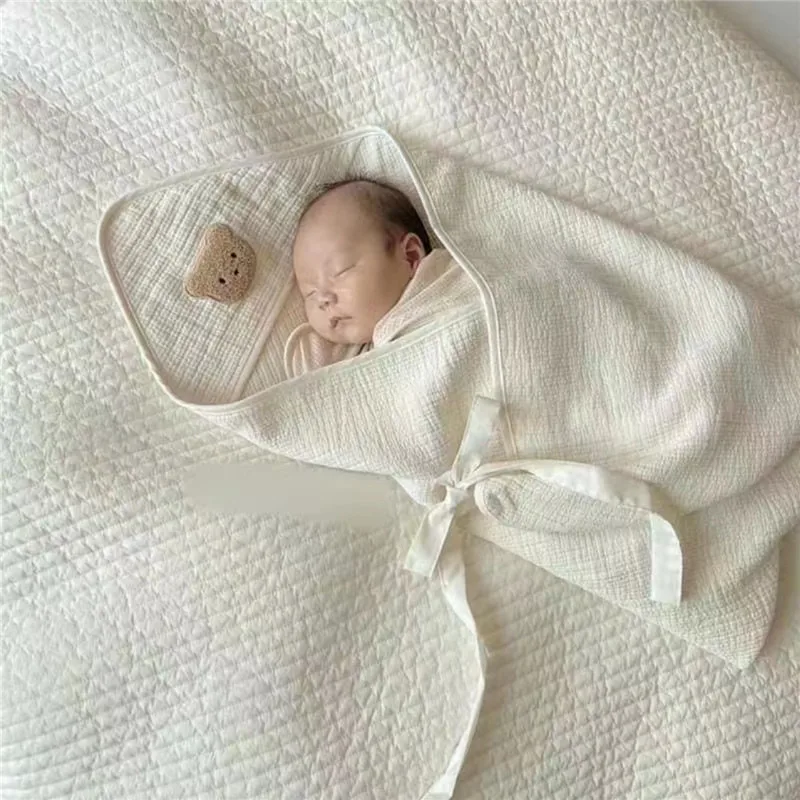 Муслиновые квадраты для одеяла для новорожденных, летнее пеленание младенцев, Хлопчатобумажный марлевый конверт для пеленания, детское полотенце для младенцев