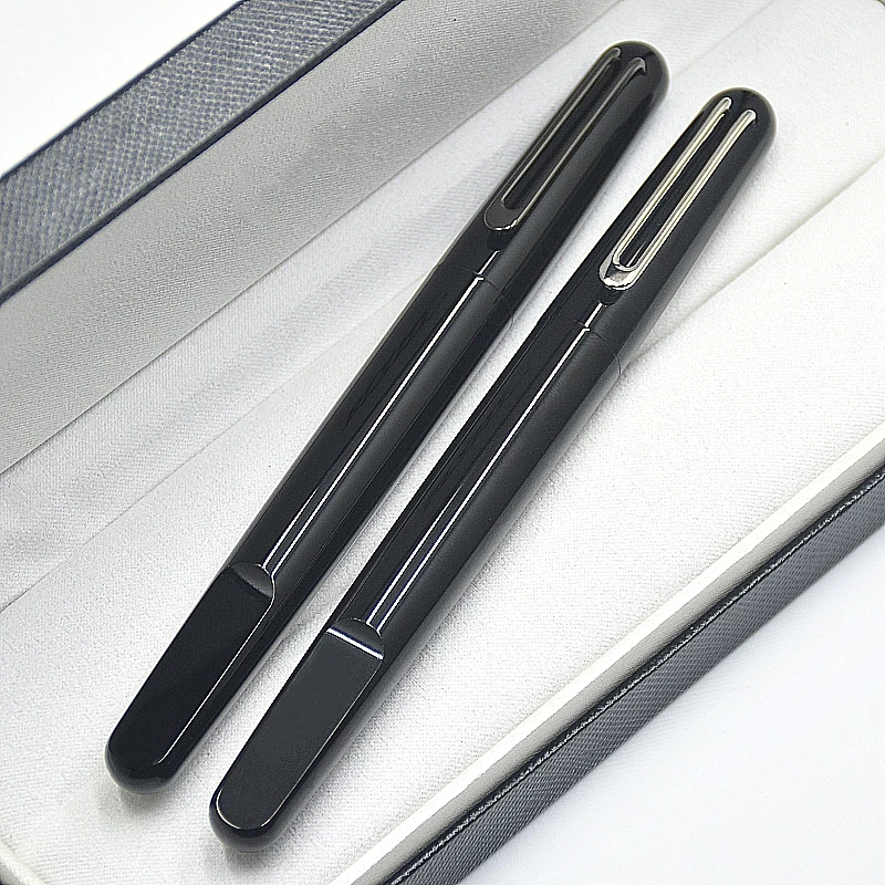 Роскошная магнитная ручка MB, высококачественная ручка-роллер серии M, покрытие черной смолой, офисные школьные канцелярские принадлежности, гладкие гелевые ручки для письма